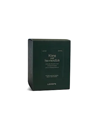 LOOOPS | Duftkerze 250g Wärme von Abendgold | dunkelgrün